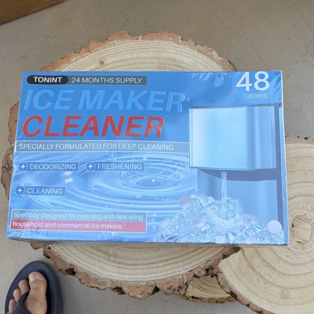 TONINT Ice Maker Cleaner 48 Tablets 24 Month Supply Deodorizing Freshening